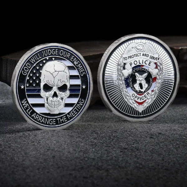 Enamel Military Police Challenge Coins - Image 3